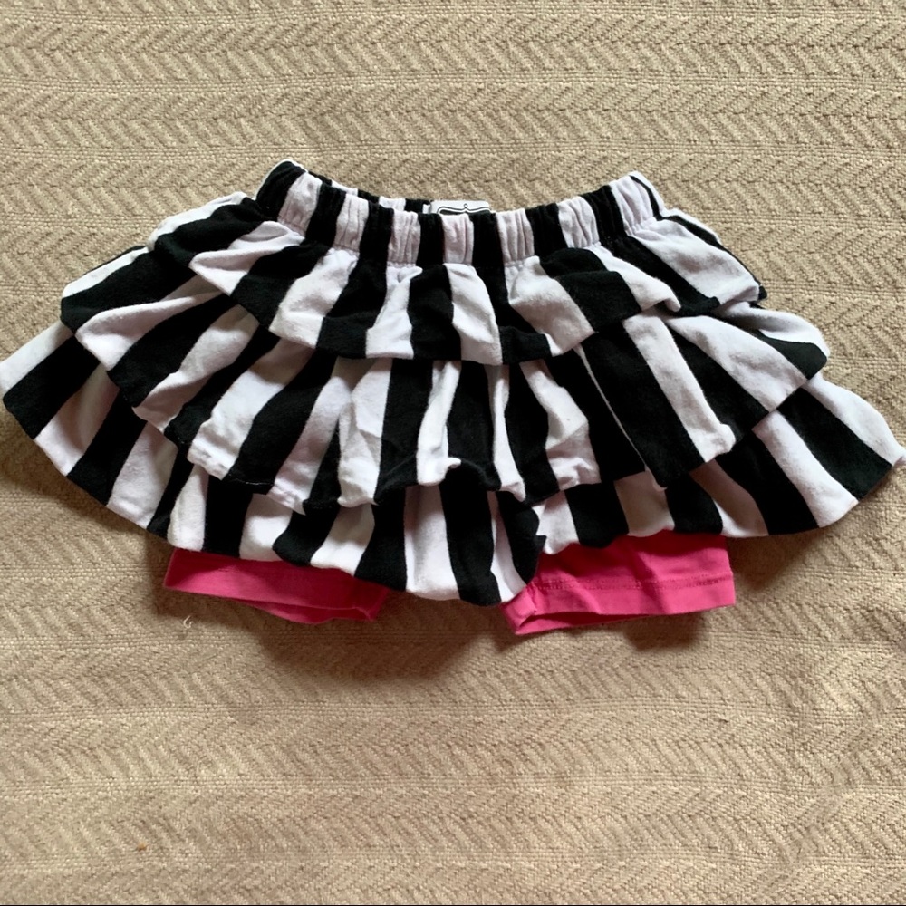 ✨Mud Pie Skort w/Hot Pink Attached Shorties